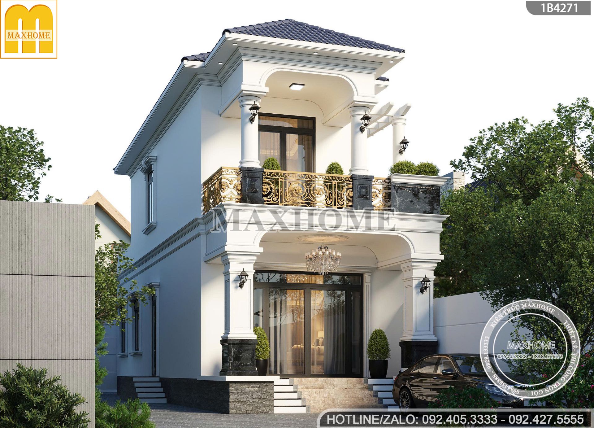 mau nha pho tan co dien mai nhat 2 tang dep xuat sac tai phu tho mh05949 5 mau nha pho tan co dien mai nhat 2 tang dep xuat sac tai phu tho mh05949 5