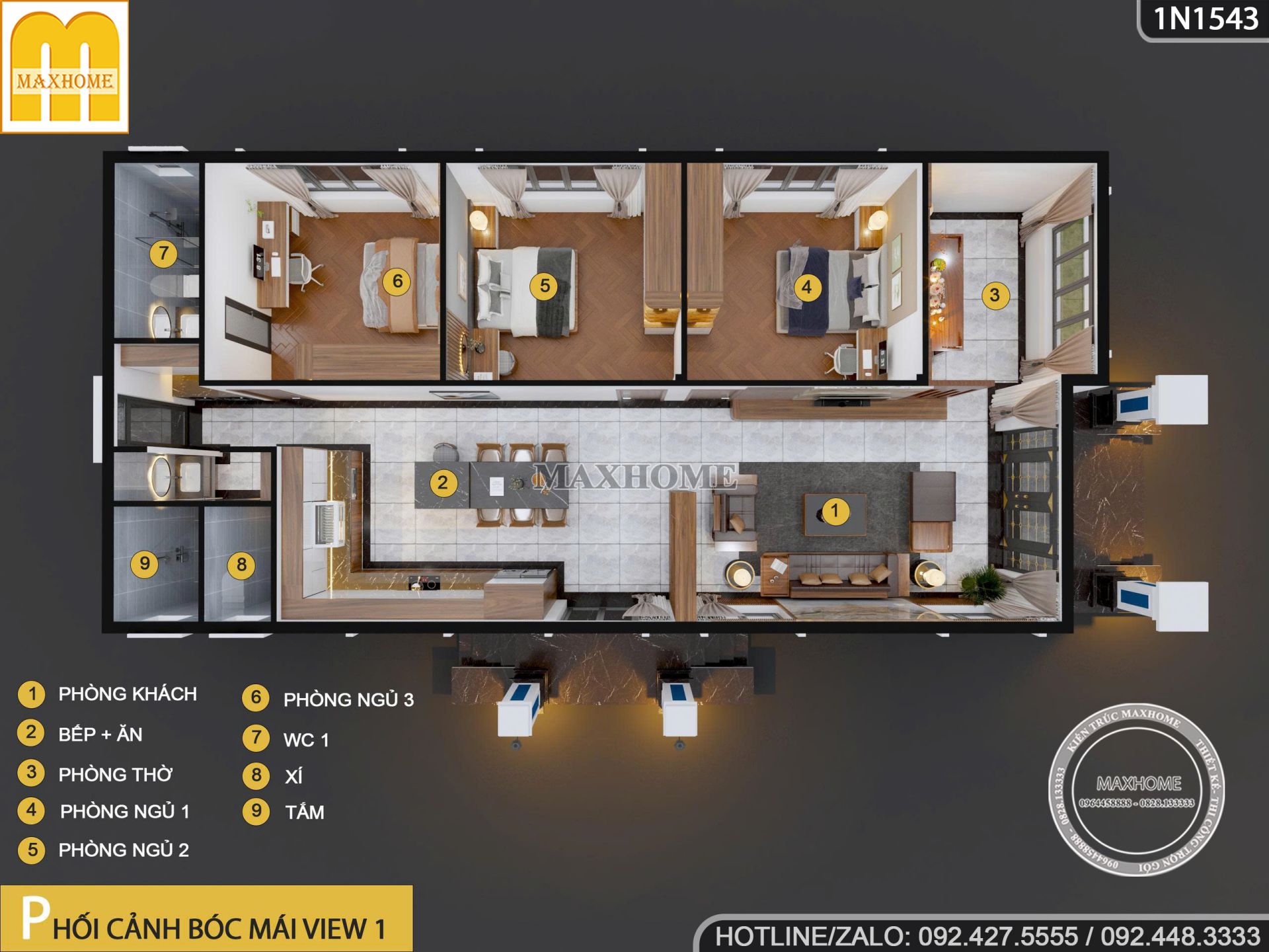 mau nha vuon 1 tang voi phong cach tan co dien cuc ky be the va tien nghi 16