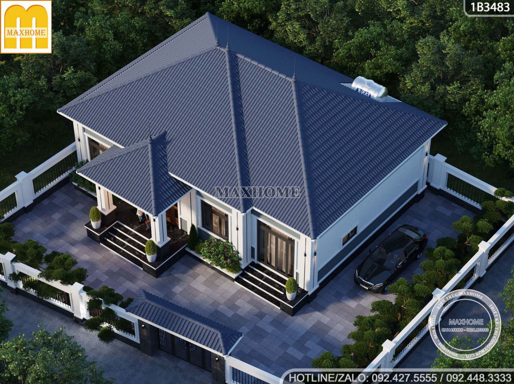 mau nha vuon 4 phong ngu sieu rong toa lac tai tinh phu tho 13 mau nha vuon 4 phong ngu sieu rong toa lac tai tinh phu tho 13