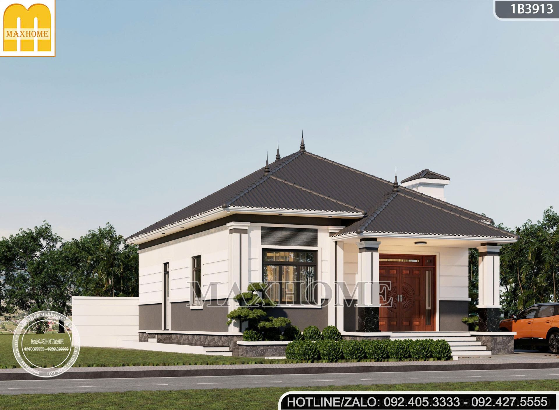 mau nha vuon mai nhat 3 phong ngu dep gia re cong nang tien nghi mh05838 1