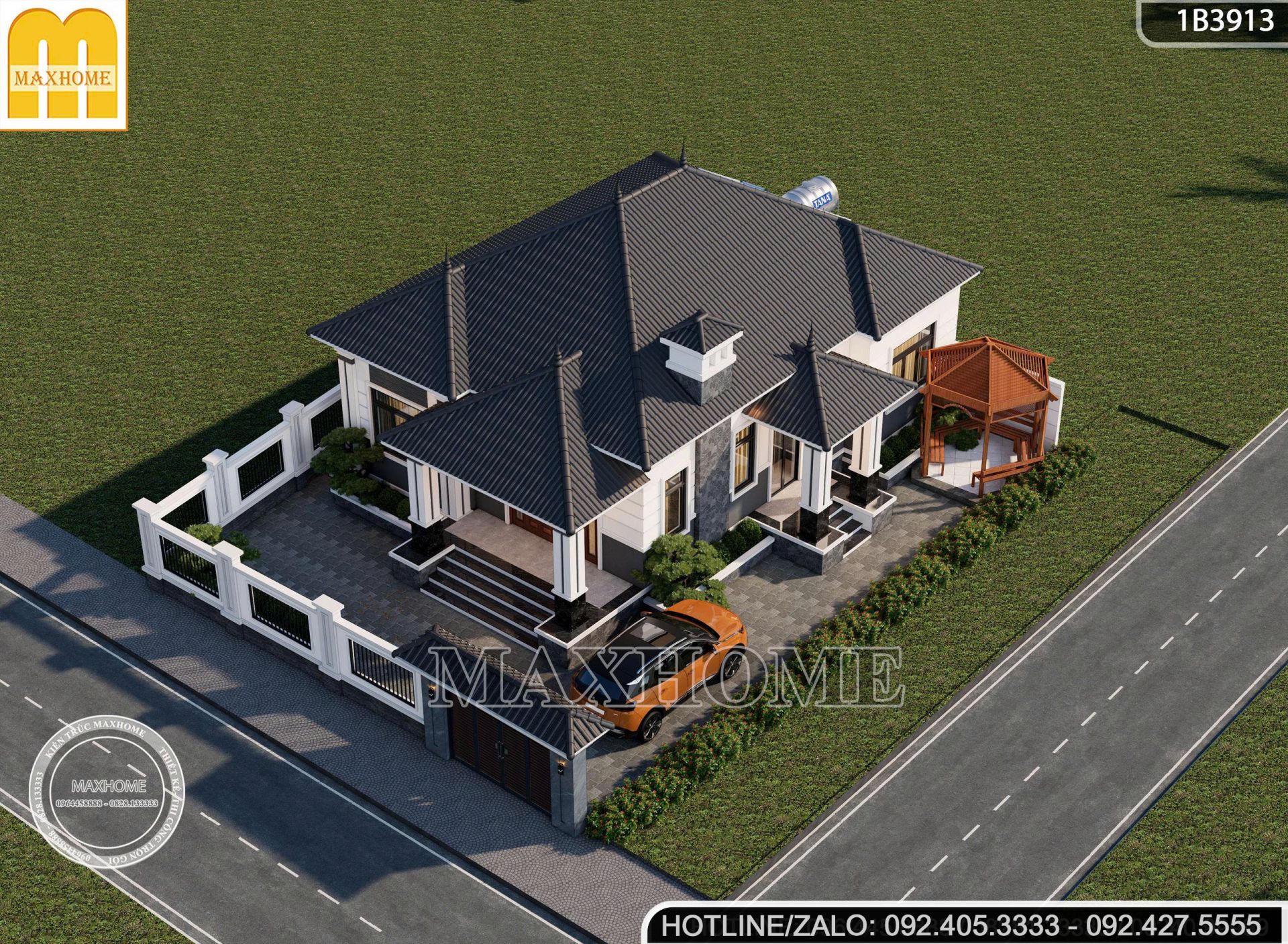 mau nha vuon mai nhat 3 phong ngu dep gia re cong nang tien nghi mh05838 4