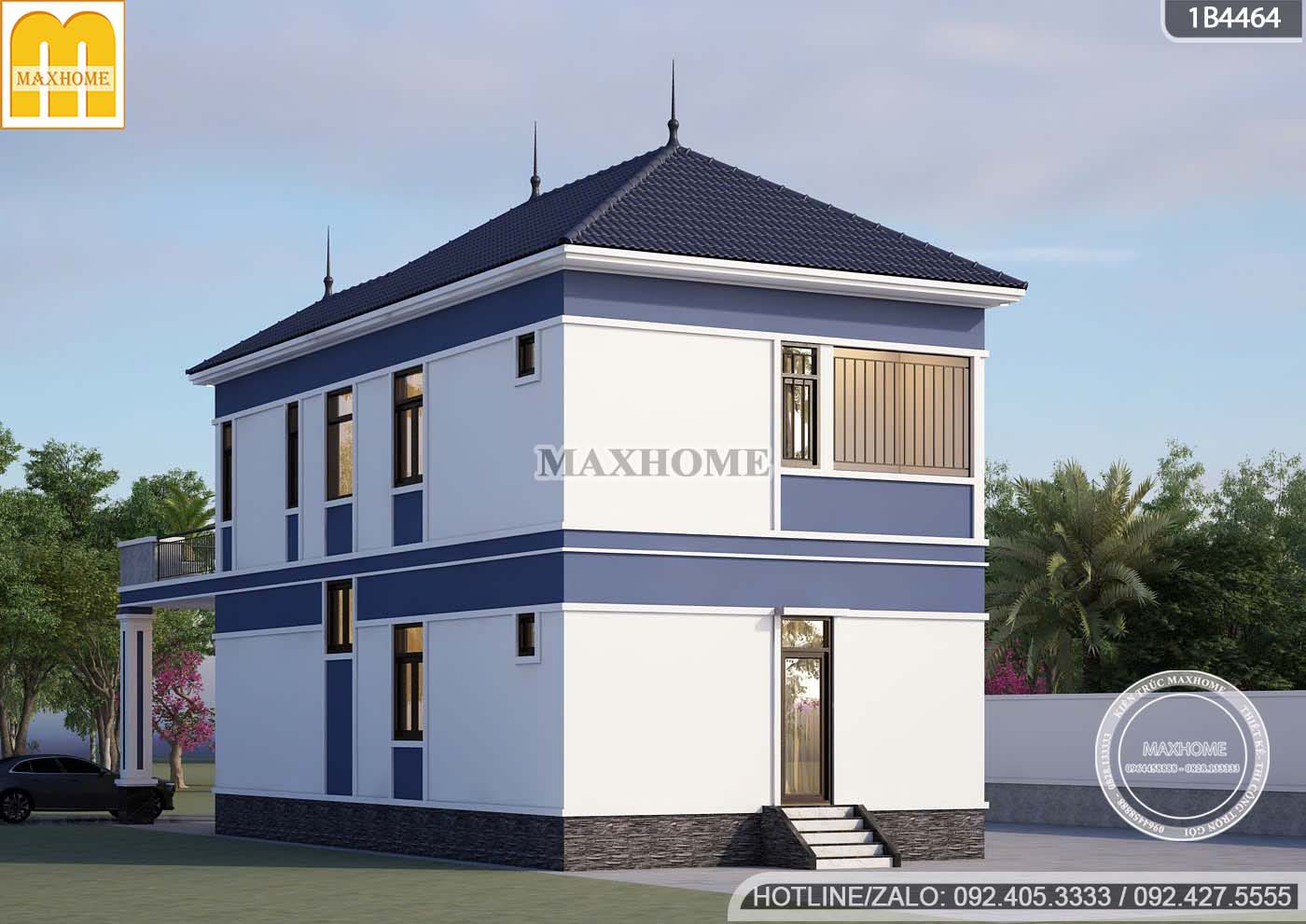 me man mau thiet ke nha 2 tang mai nhat co san thuong chill cuc dep mh05899 5