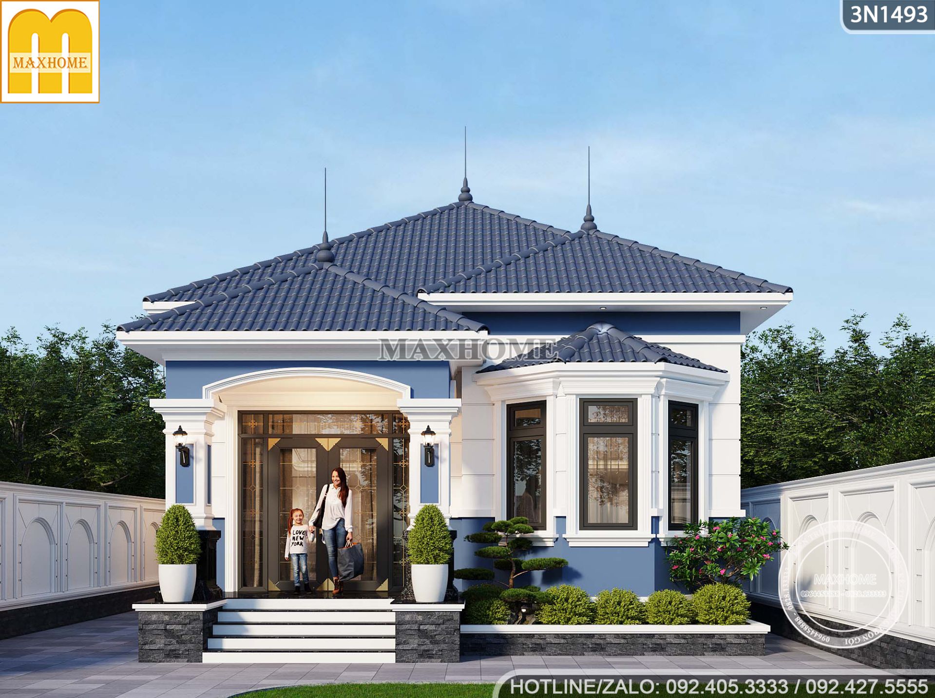 me man voi mau nha cap 4 mai nhat tan co dien dep o long an 1