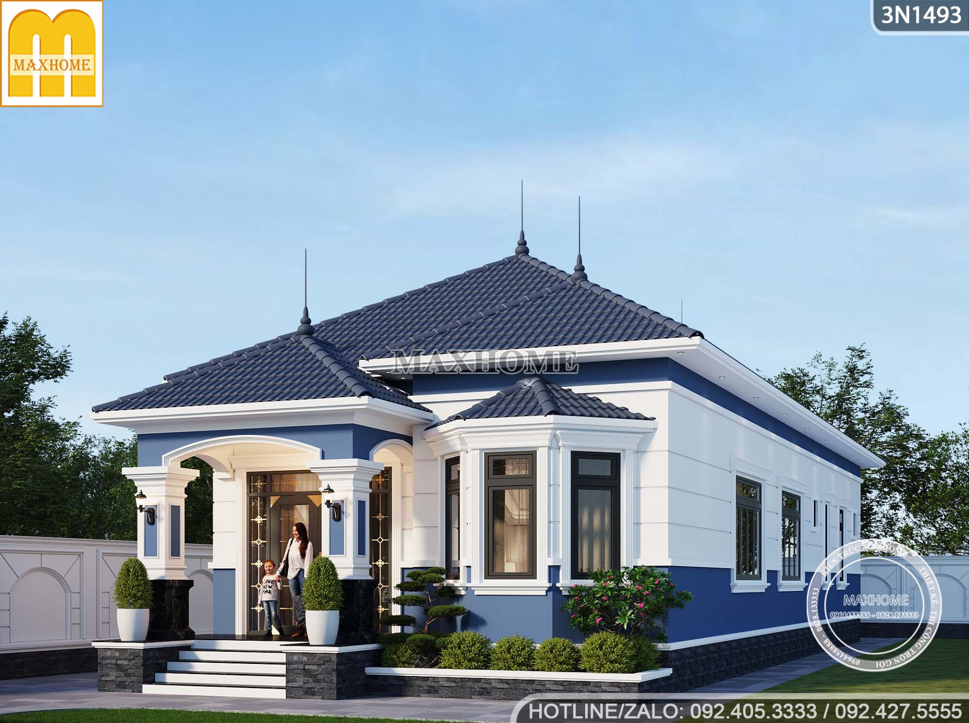 me man voi mau nha cap 4 mai nhat tan co dien dep o long an 11