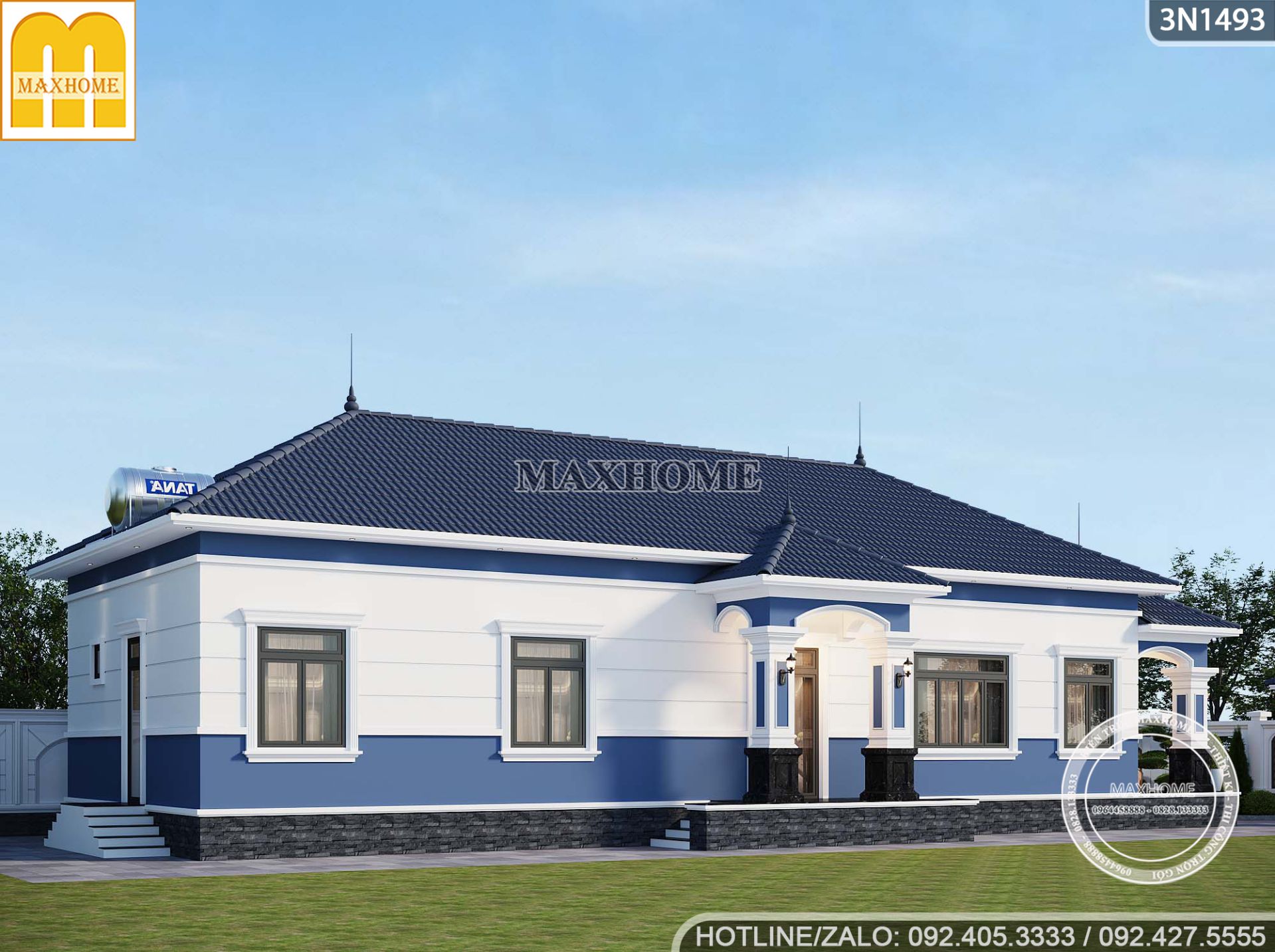 me man voi mau nha cap 4 mai nhat tan co dien dep o long an 12