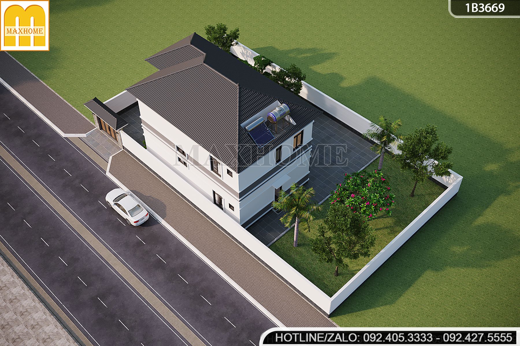 mua thiet ke gia re nha 2 tang 5 phong ngu mai nhat hien dai sang trong mh05626 3