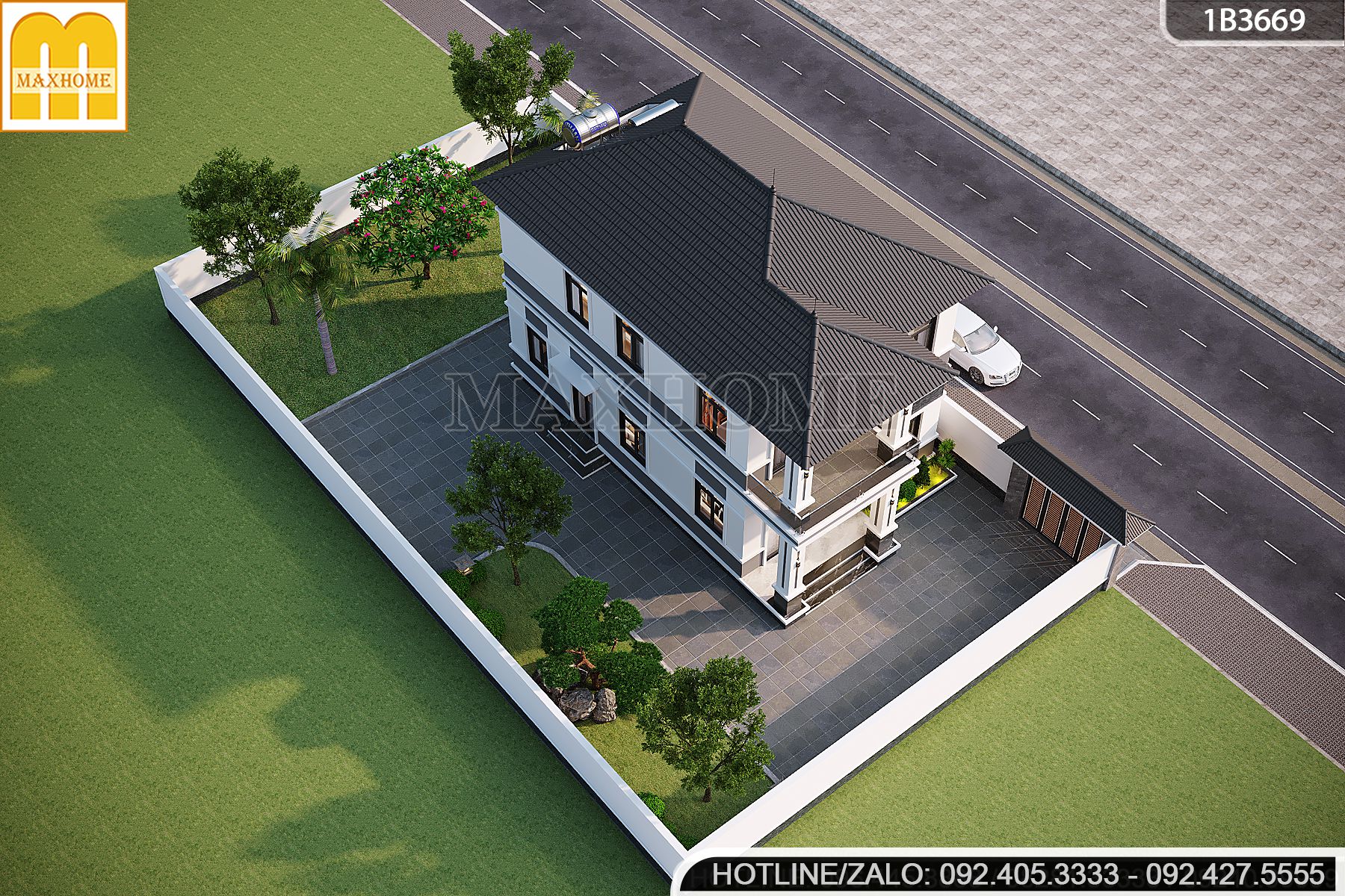 mua thiet ke gia re nha 2 tang 5 phong ngu mai nhat hien dai sang trong mh05626 6