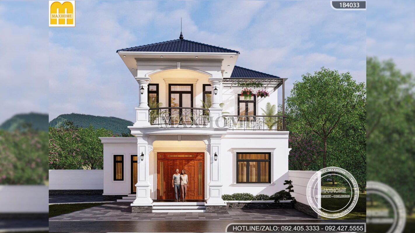 mua thiet ke nha 2 tang 4 phong ngu mai nhat tan co dien dep hut mat mh05842 10