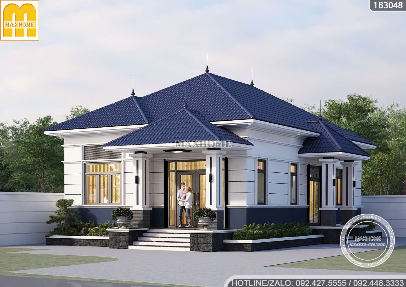 ngat ngay voi mau nha cap 4 3 phong ngu gia re ma sieu dep 1