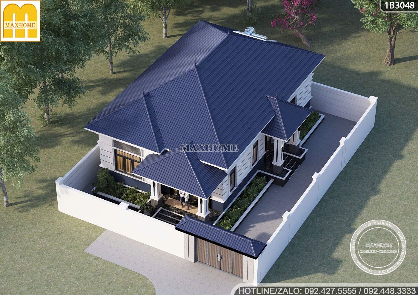 ngat ngay voi mau nha cap 4 3 phong ngu gia re ma sieu dep 10