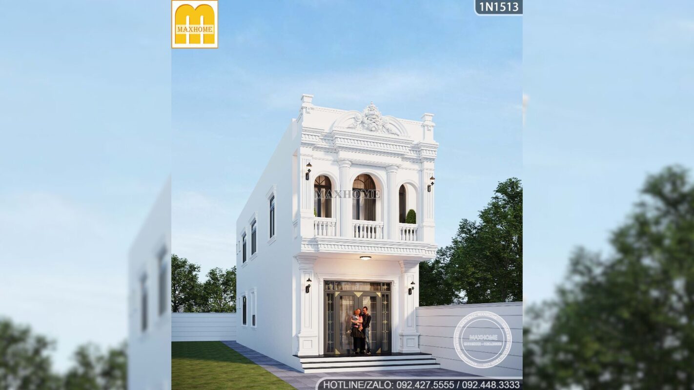 ngo ngang voi mau nha pho tan co 2 tang 3 phong ngu dep long lay 5