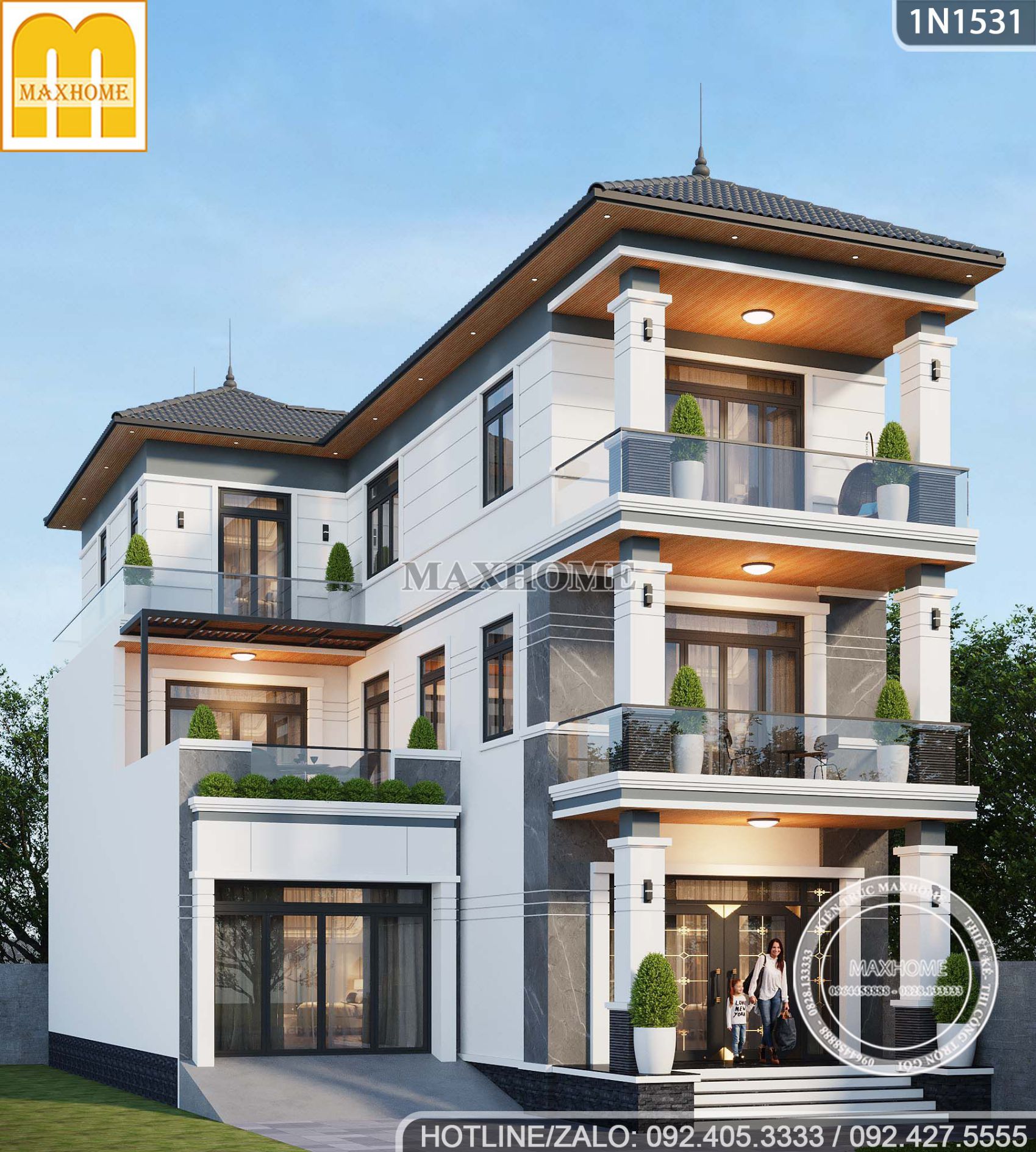 ngoi nha 2 tang 1 tum co thiet ke hien dai sang trong va gia ca hop ly 13