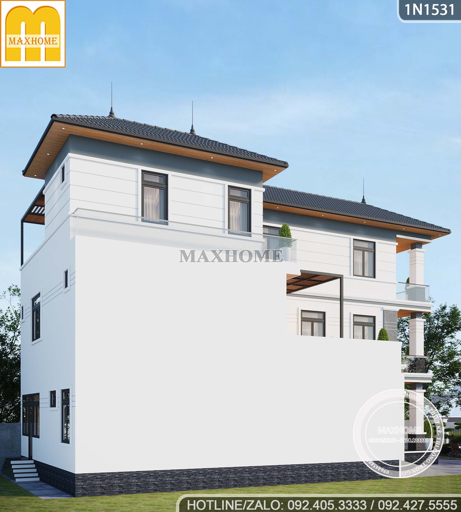 ngoi nha 2 tang 1 tum co thiet ke hien dai sang trong va gia ca hop ly 15