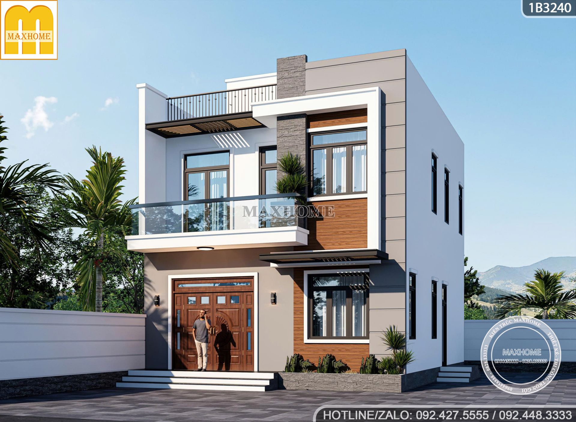 ngoi nha 2 tang 1 tum vuon rong xanh mat va thu gian 1