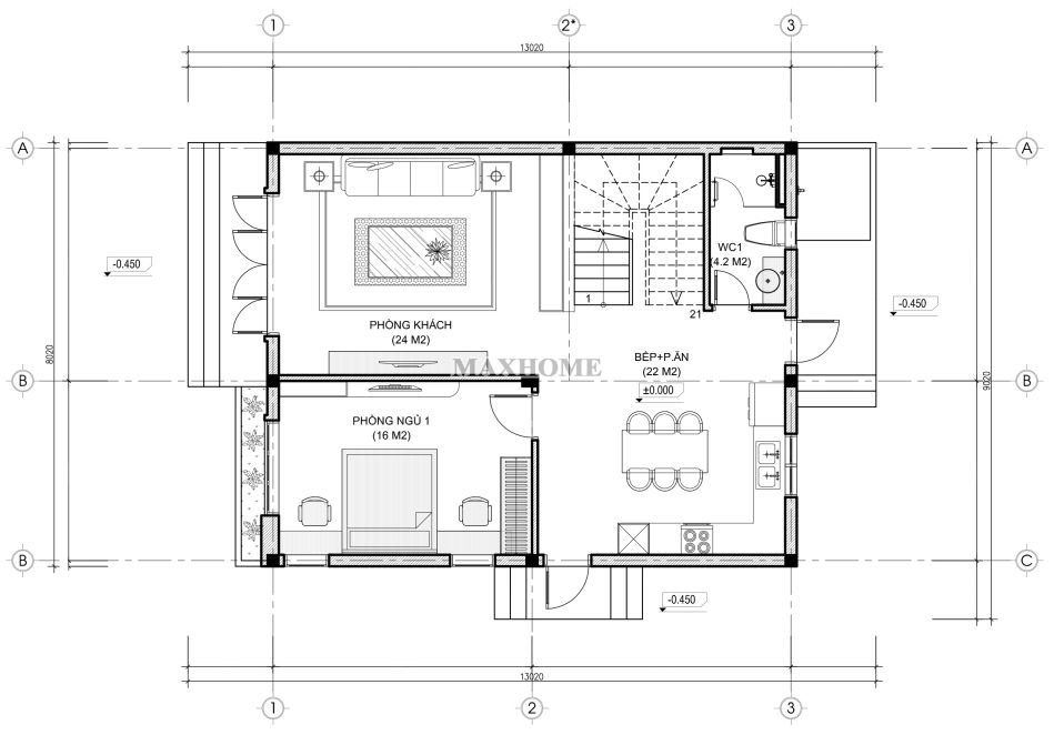 ngoi nha 2 tang 1 tum vuon rong xanh mat va thu gian 23