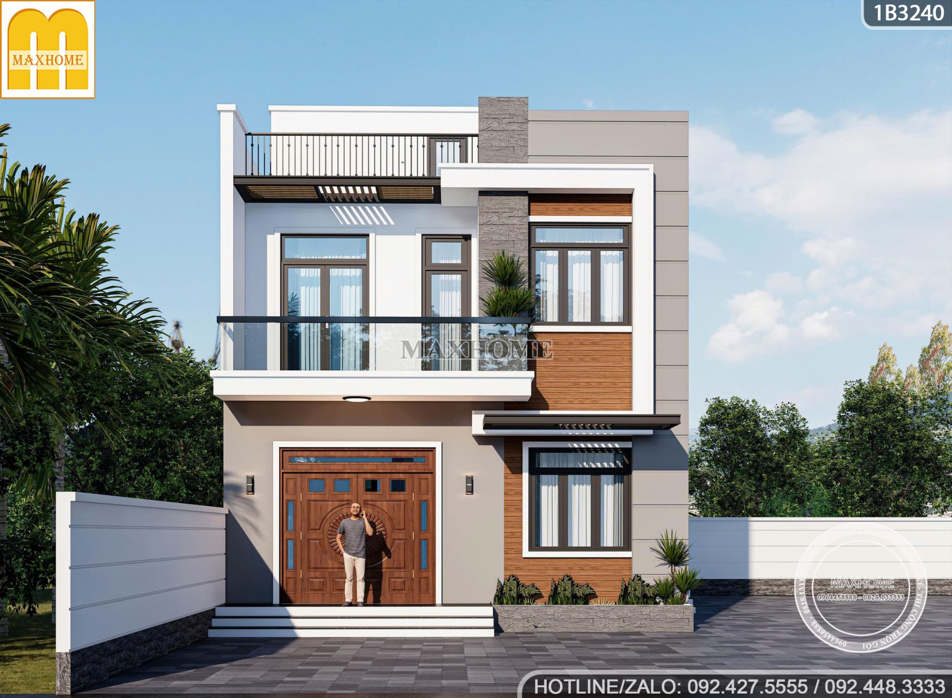 ngoi nha 2 tang 1 tum vuon rong xanh mat va thu gian 9