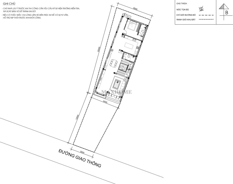 ngoi nha pho 2 tang 1 tum doc dao va sang tao tren tung net thiet ke 14