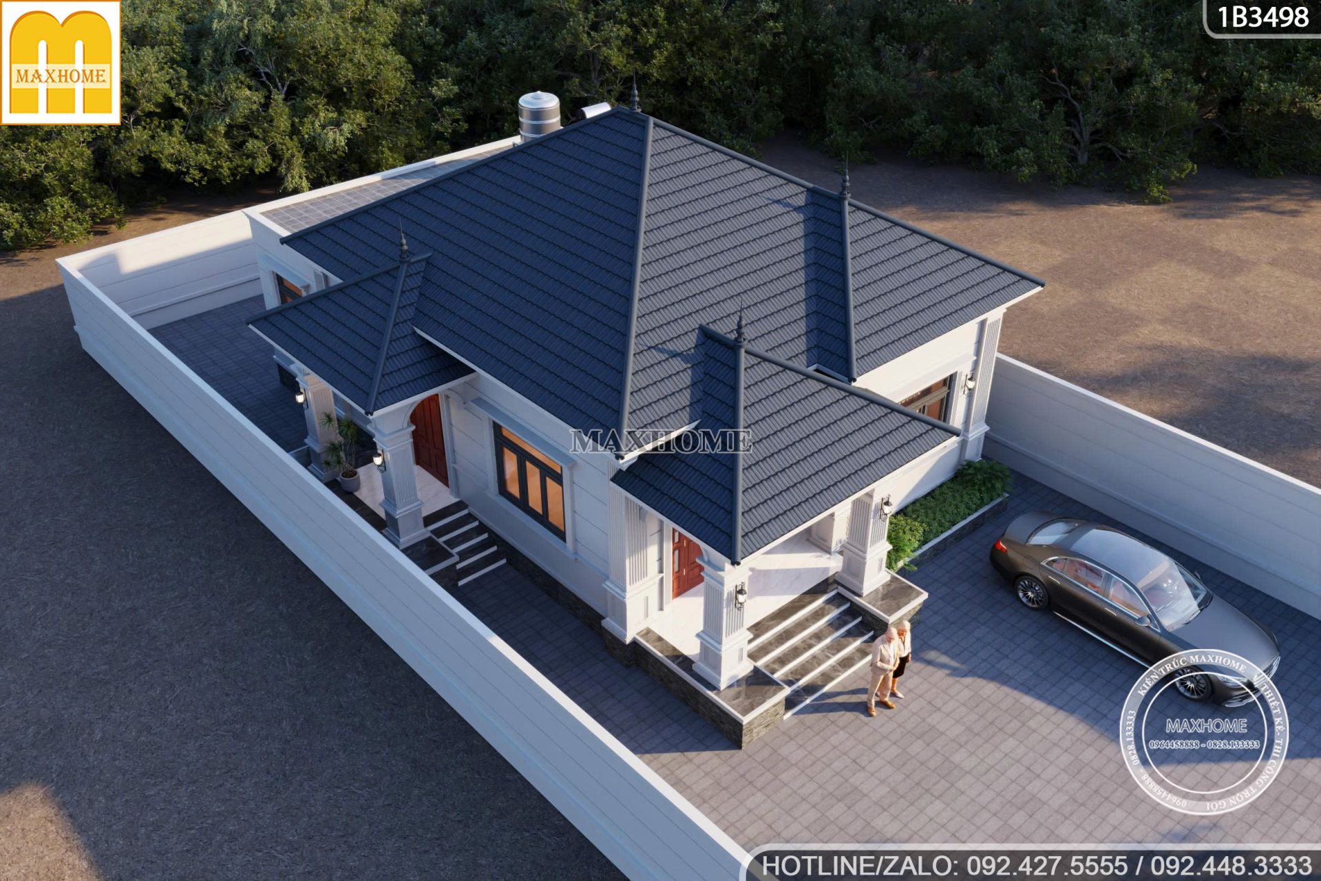 ngoi nha vuon cap 4 tan co tinh gon tien nghi cho gia dinh 2 the he 10