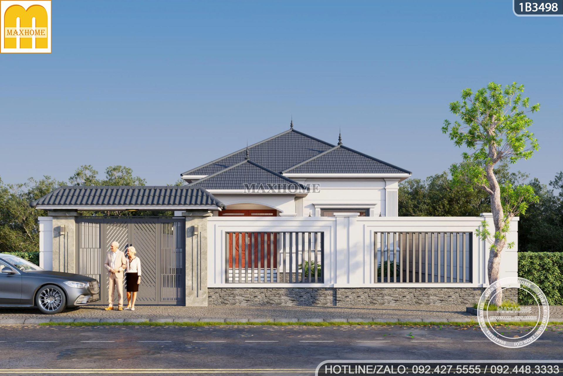 ngoi nha vuon cap 4 tan co tinh gon tien nghi cho gia dinh 2 the he 8