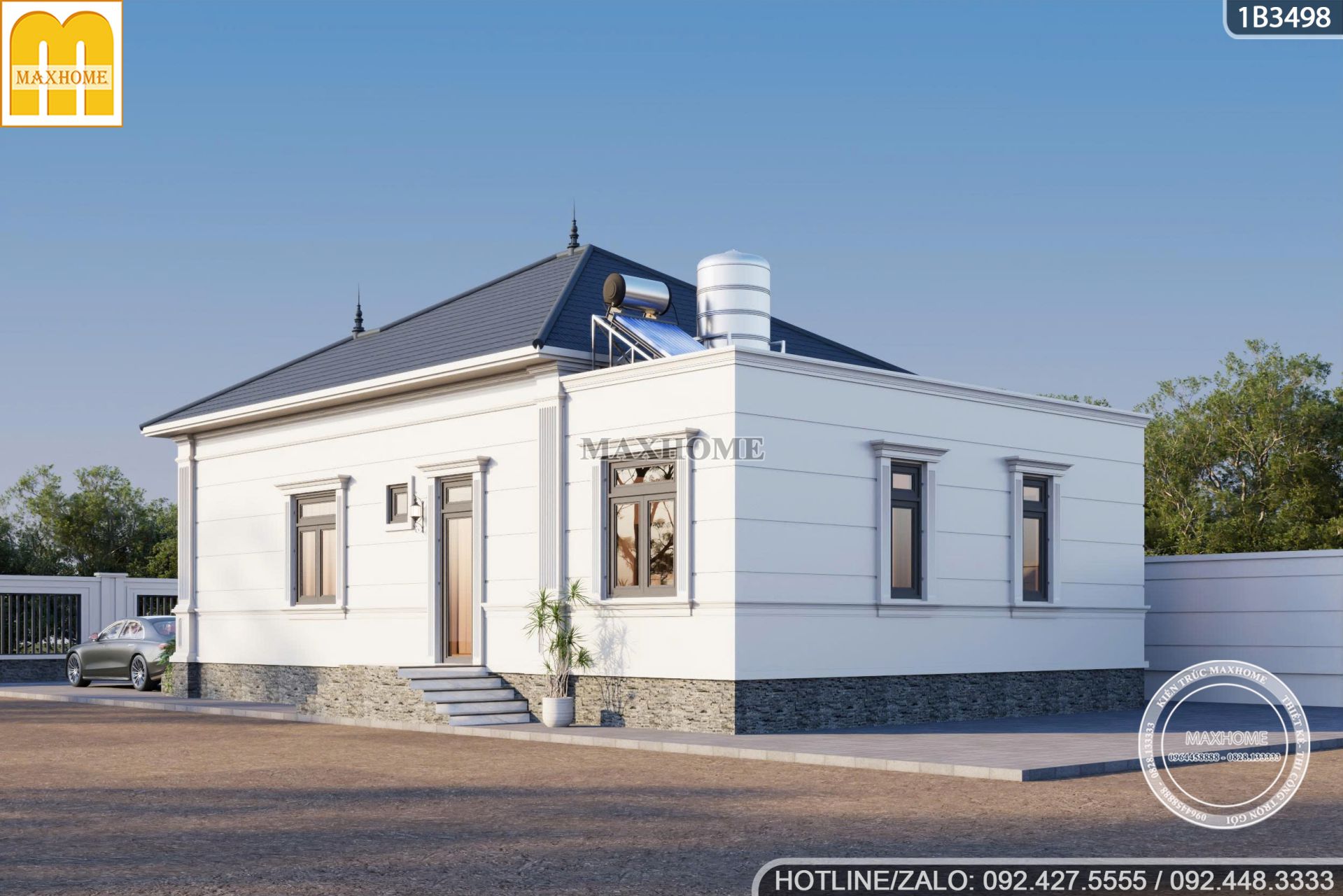 ngoi nha vuon cap 4 tan co tinh gon tien nghi cho gia dinh 2 the he 9