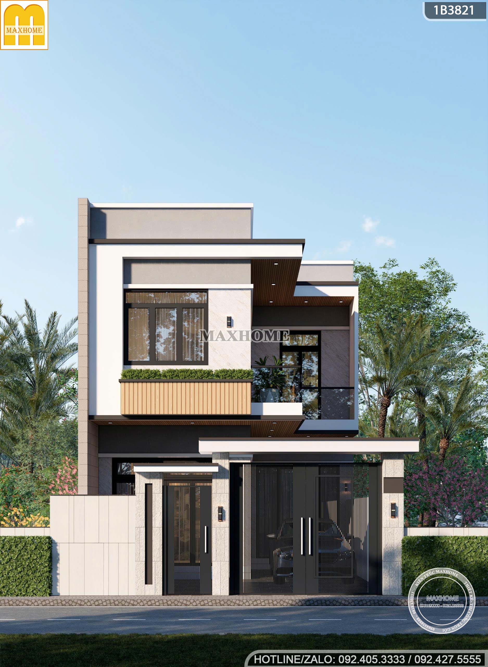 nha 2 tang hien dai chu l mat tien 7m nhin phoi canh la muon xay ngay mh05908 1