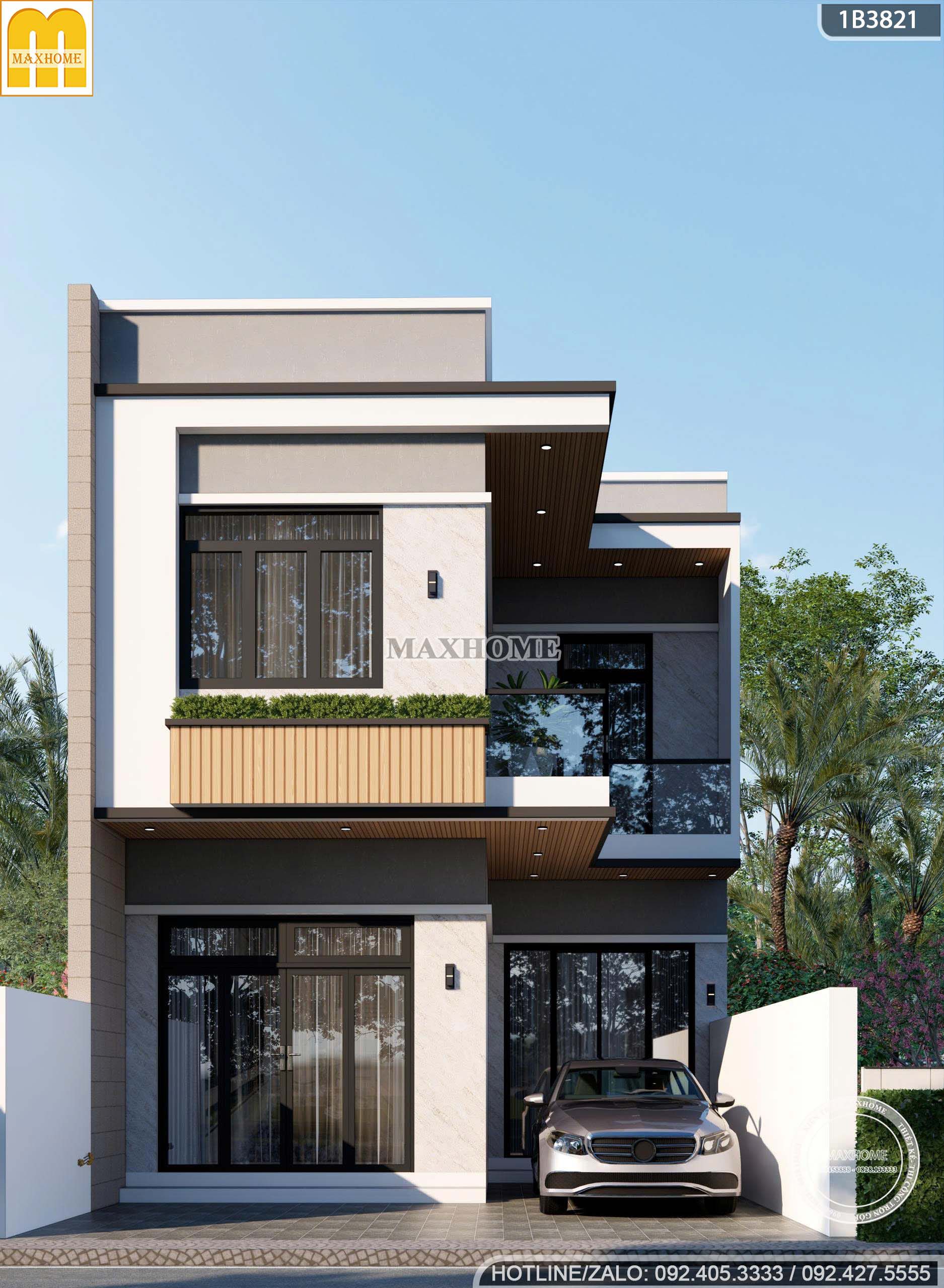 nha 2 tang hien dai chu l mat tien 7m nhin phoi canh la muon xay ngay mh05908 3