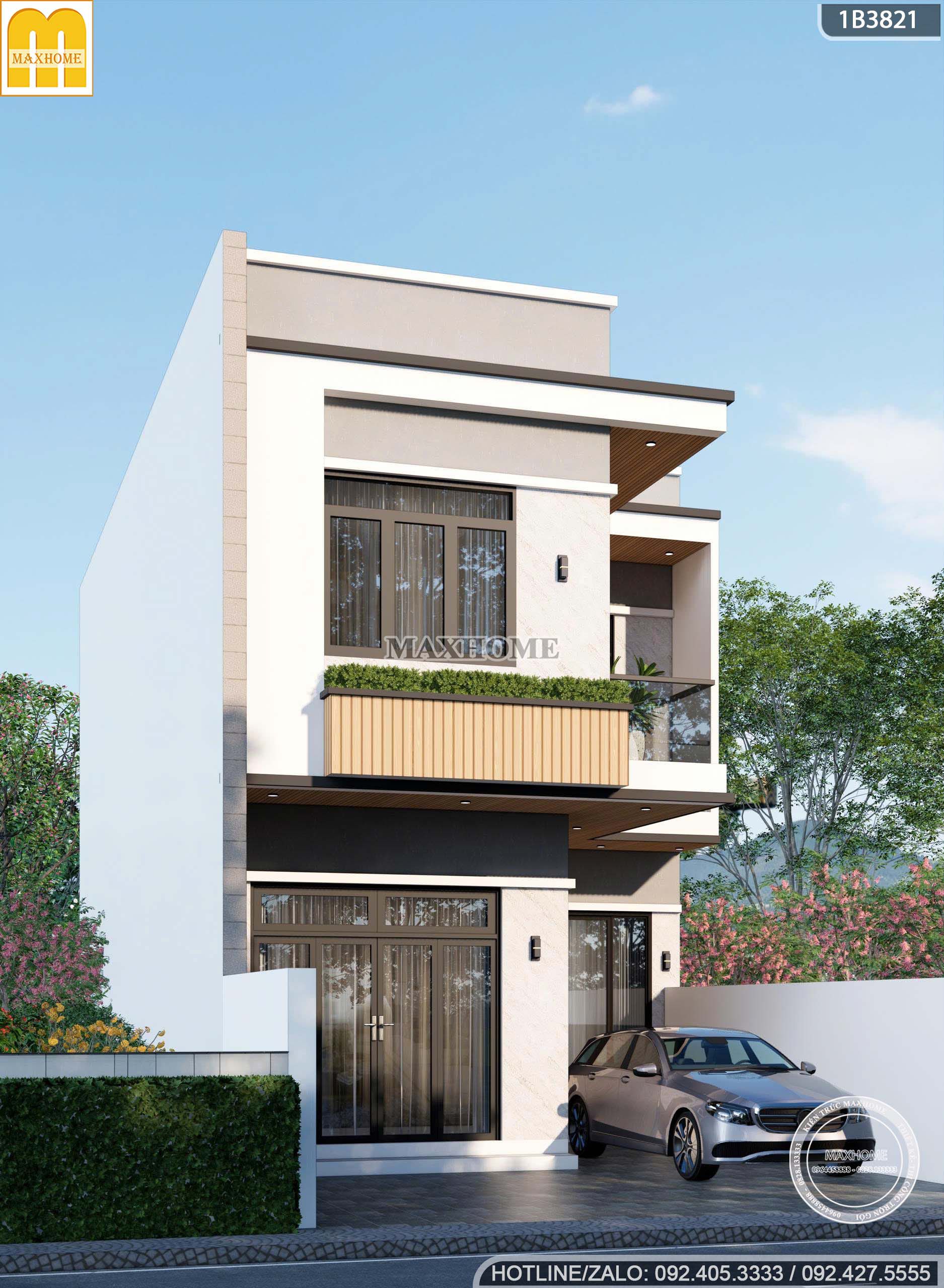 nha 2 tang hien dai chu l mat tien 7m nhin phoi canh la muon xay ngay mh05908 4