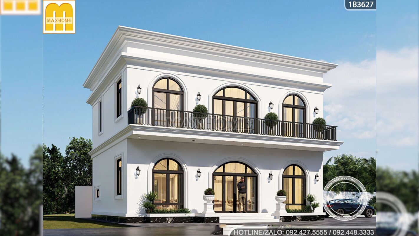 nha 2 tang mai bang tan co dien doc dao nam giua thu do 2