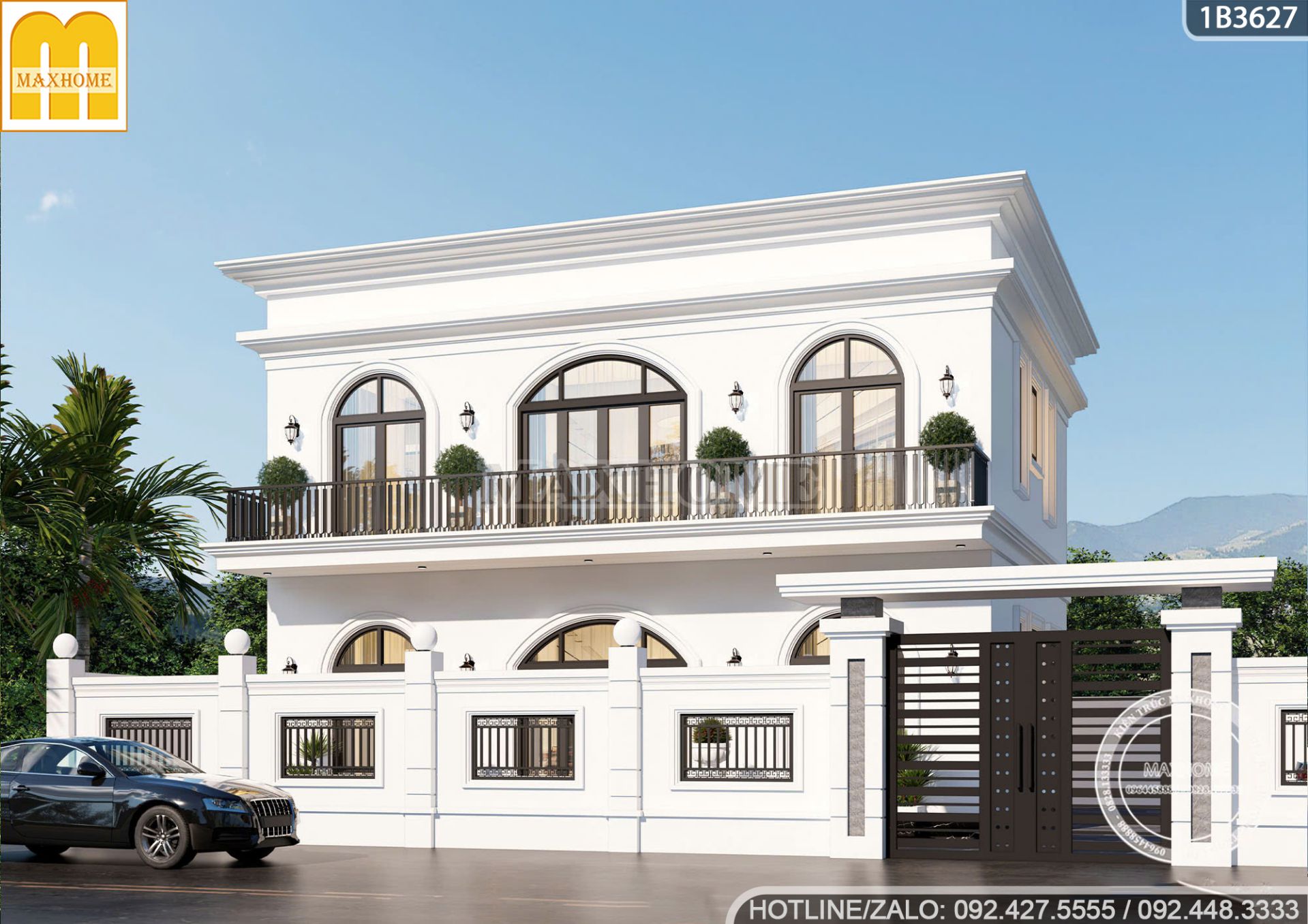 nha 2 tang mai bang tan co dien doc dao nam giua thu do 7