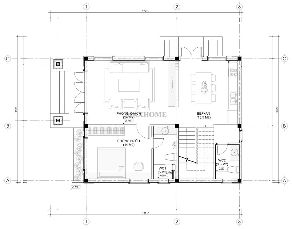 nha 2 tang mai nhat gam mau lanh phu hop cho nguoi menh thuy 23 nha 2 tang mai nhat gam mau lanh phu hop cho nguoi menh thuy 23