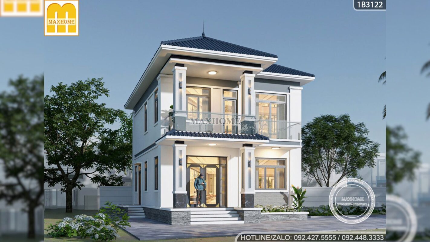 nha 2 tang mai nhat gam mau lanh phu hop cho nguoi menh thuy 3