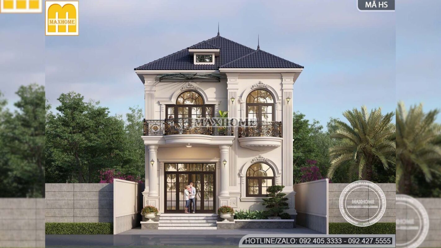 nha 2 tang mai nhat tan co dien 4 phong ngu phu hop gia dinh nhieu the he mh05732 10