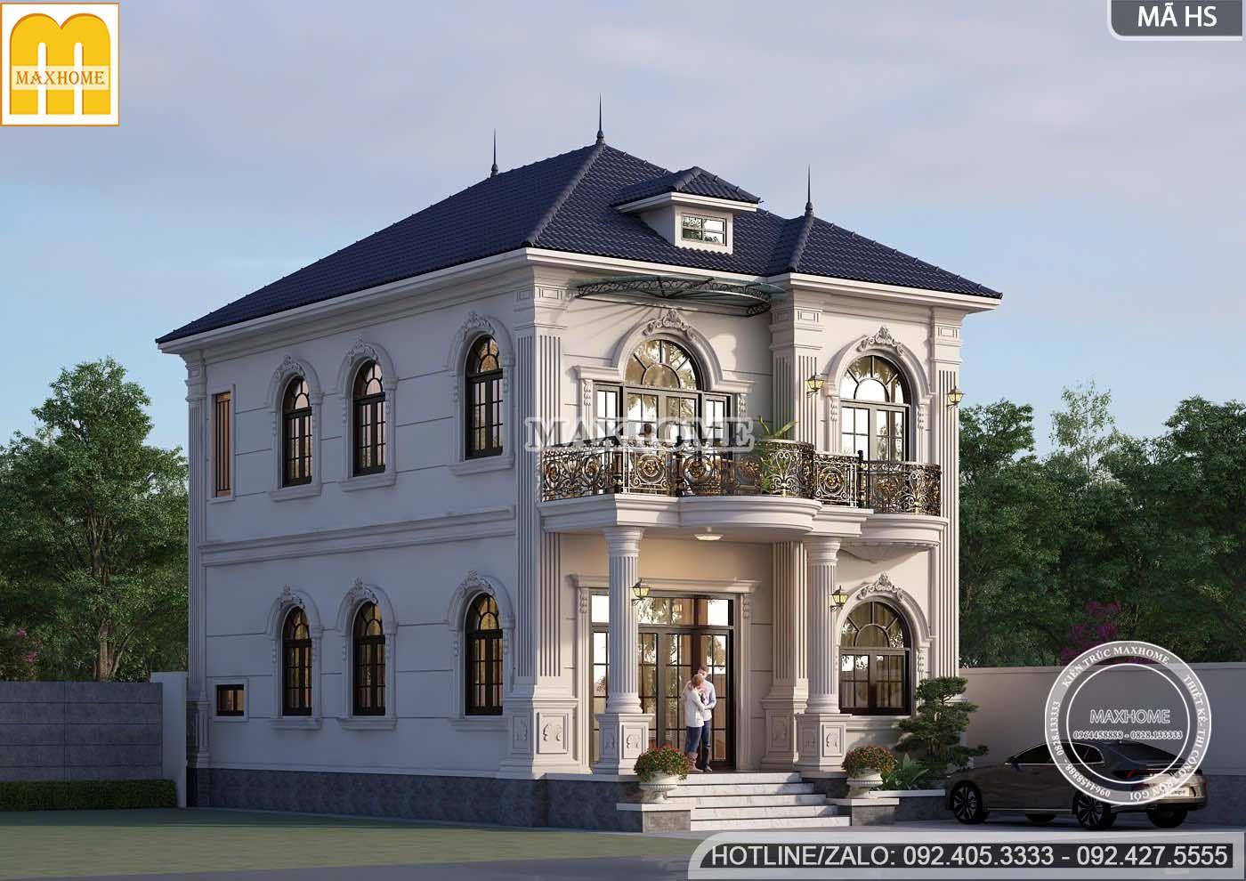 nha 2 tang mai nhat tan co dien 4 phong ngu phu hop gia dinh nhieu the he mh05732 3