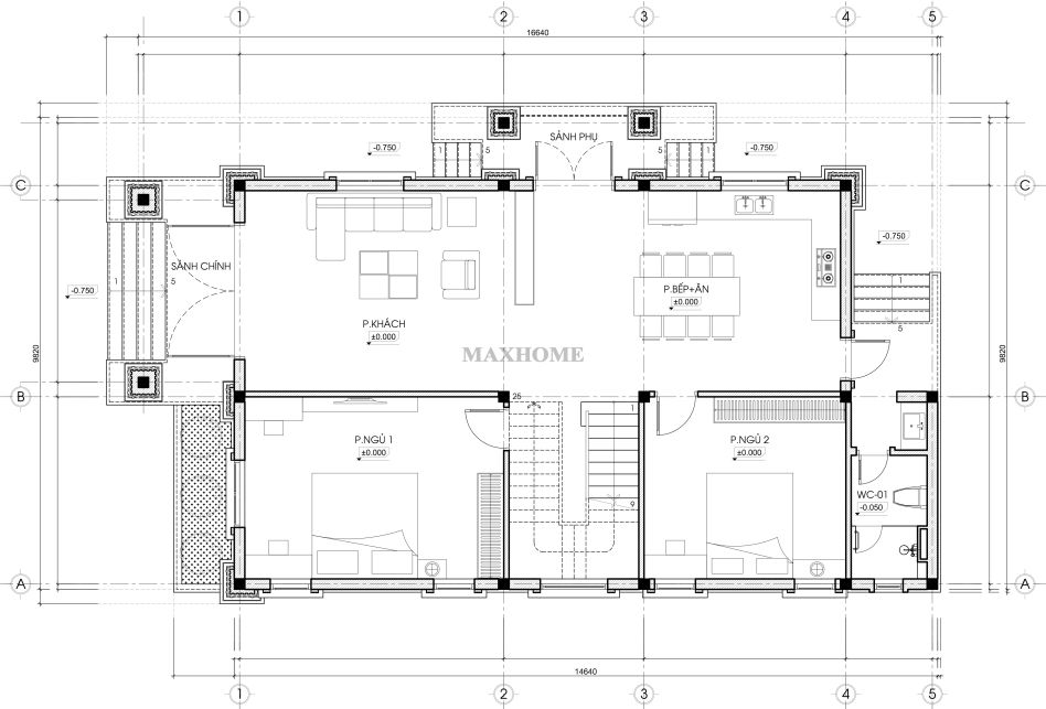 nha 2 tang tan co dien voi mai ngoi do mang hoi tho truyen thong 22