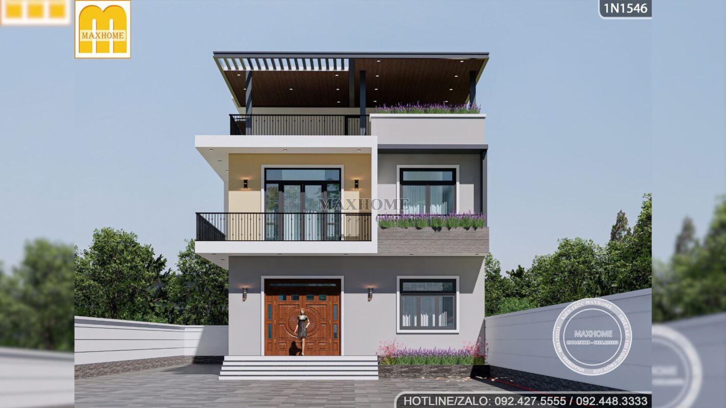 nha 3 tang hien dai voi dien tich cuc rong va cong nang toi uu 2