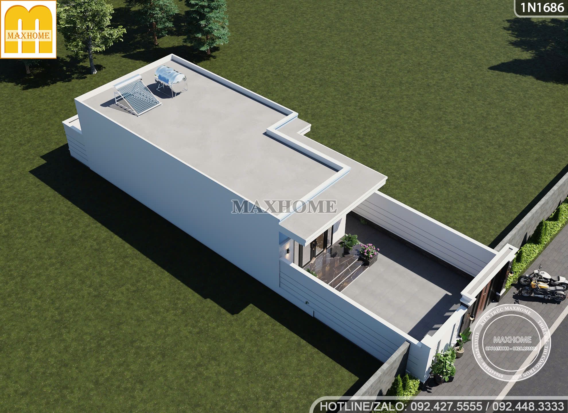 nha cap 4 mai bang nho gon duoi 100m2 cho ban tham khao 10