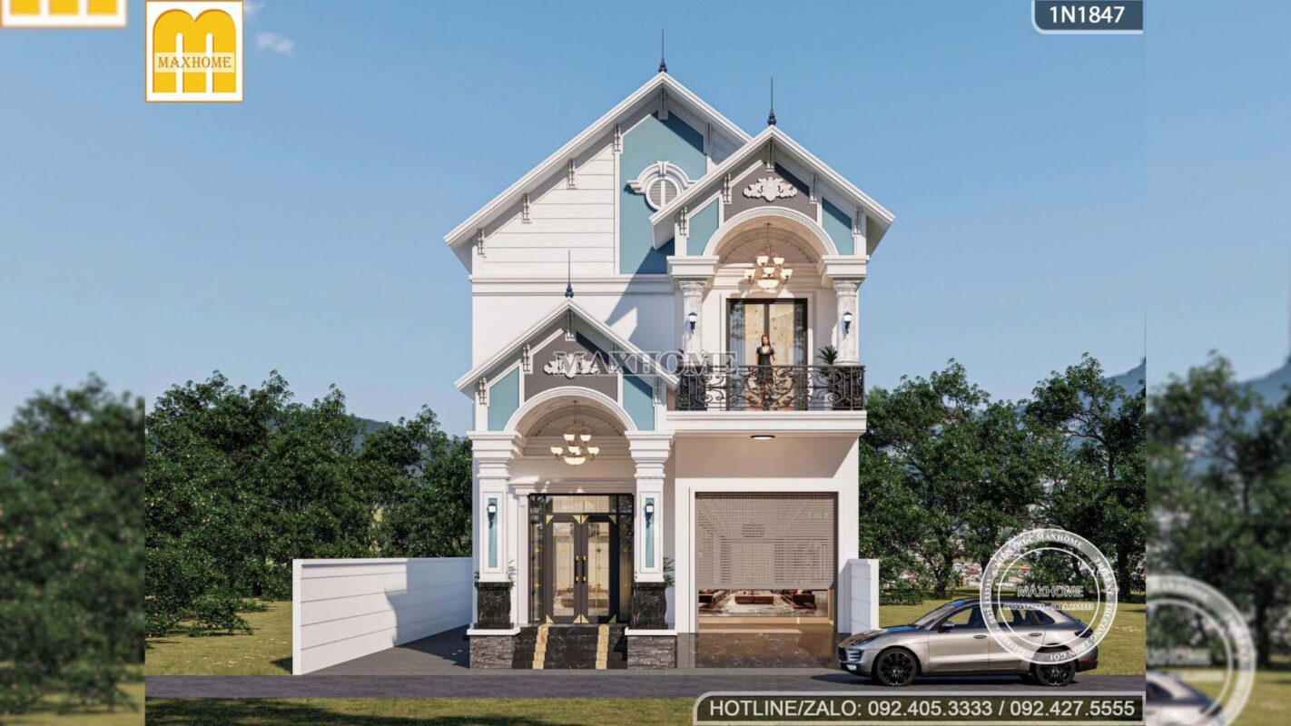 nha mai thai 2 tang 3 phong ngu co gara o to tien nghi tai an giang mh05875 1