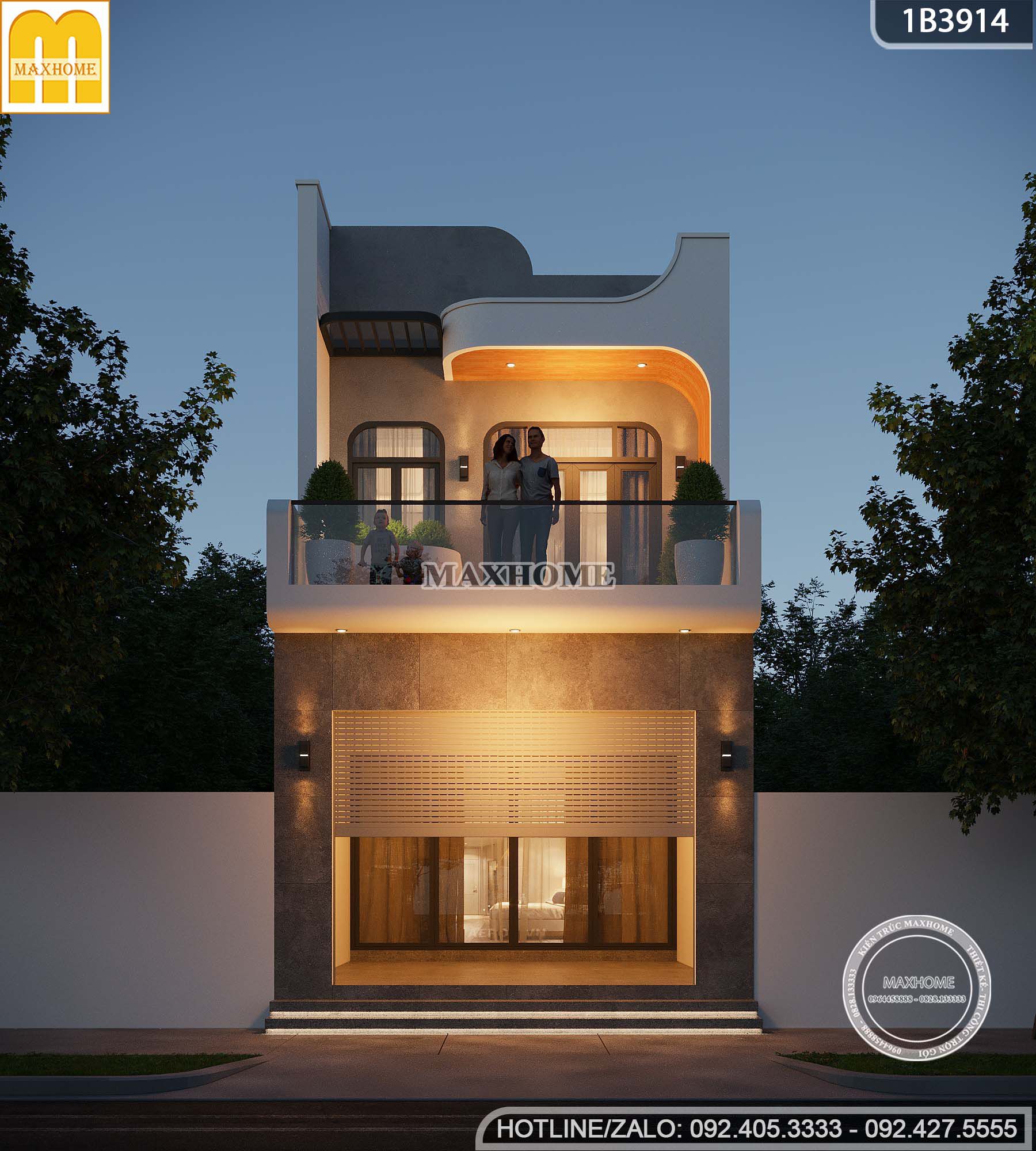 nha pho 2 tang mat tien 49m kinh doanh hien dai tan dung toi da dien tich mh0591 9