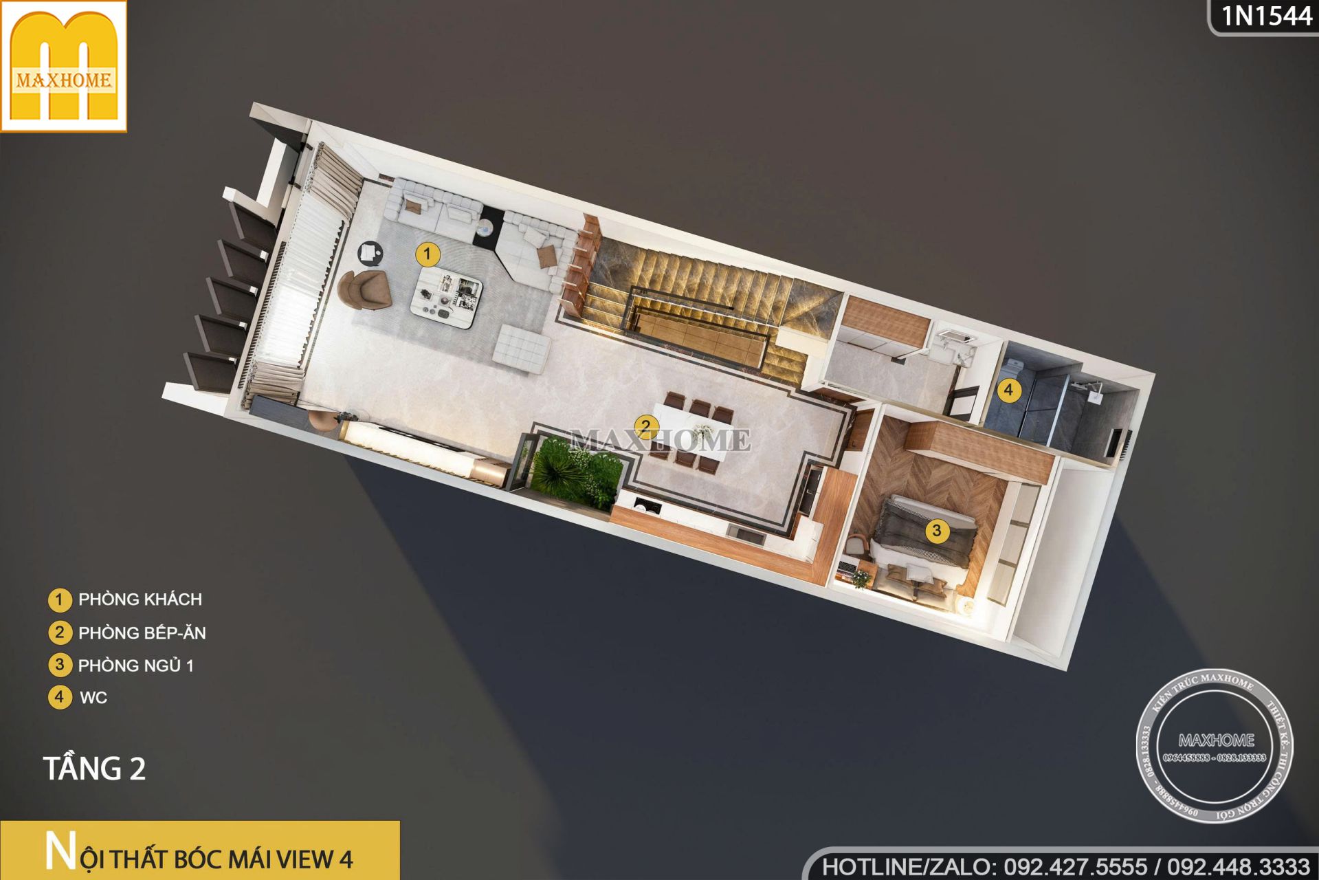 nha pho 3 tang 1 tum dang cap va cuc ky hien dai qua tien nghi 14