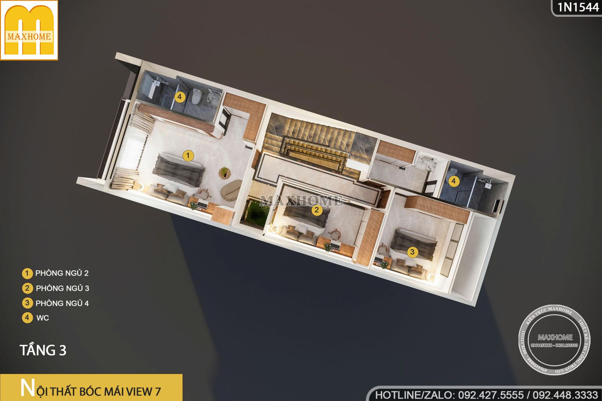 nha pho 3 tang 1 tum dang cap va cuc ky hien dai qua tien nghi 15