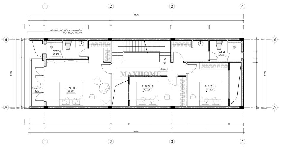 nha pho 3 tang 1 tum dang cap va cuc ky hien dai qua tien nghi 27