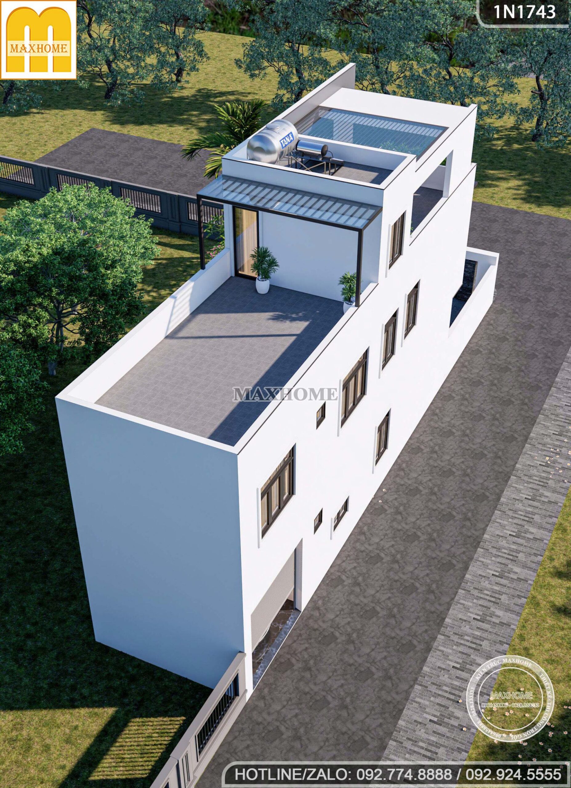 nha pho hien dai mat tien 5m chuan tham my do thi moi mh05557 13