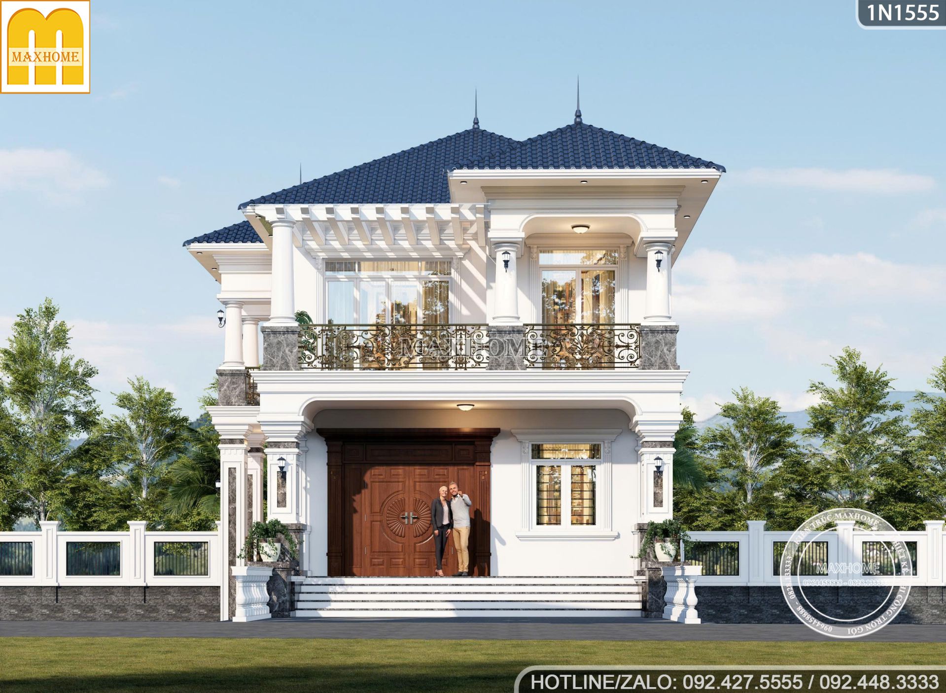 sieu pham biet thu 2 tang 1 ham voi thiet ke ngoai that doc dao 12