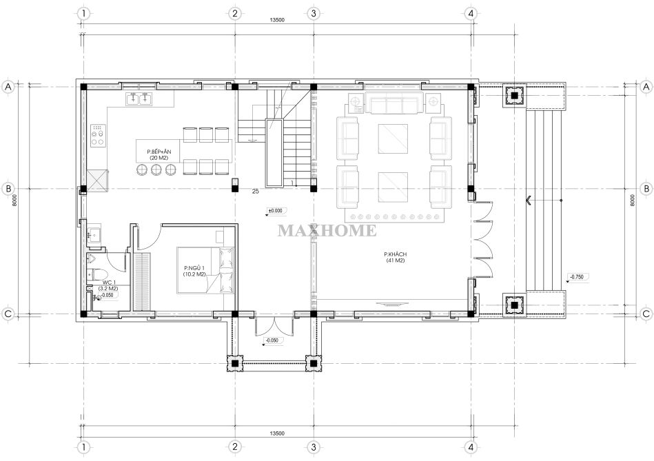 sieu pham biet thu 2 tang 1 ham voi thiet ke ngoai that doc dao 27