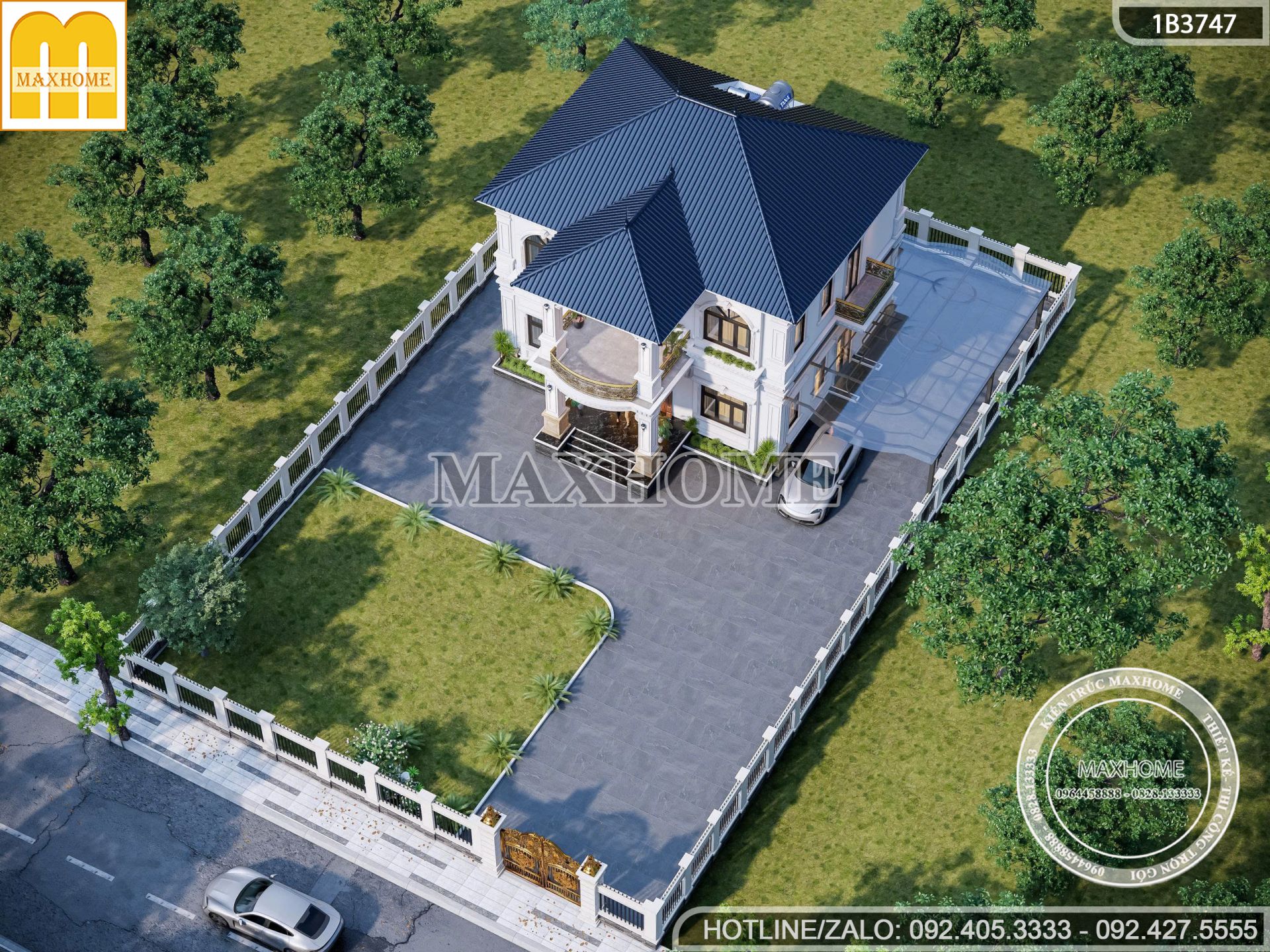 sieu pham biet thu tan co dien 2 tang mai nhat 5 phong ngu sang trong dang cap mh05755 2