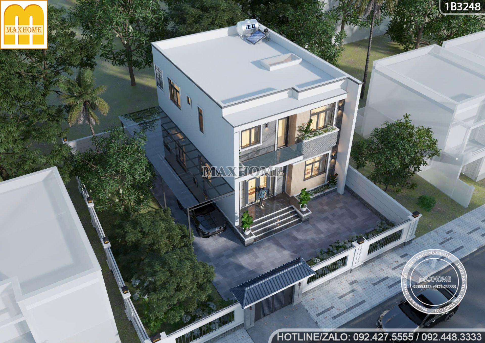 sieu pham nha 2 tang hien dai voi khong gian song cuc ki tinh te 11