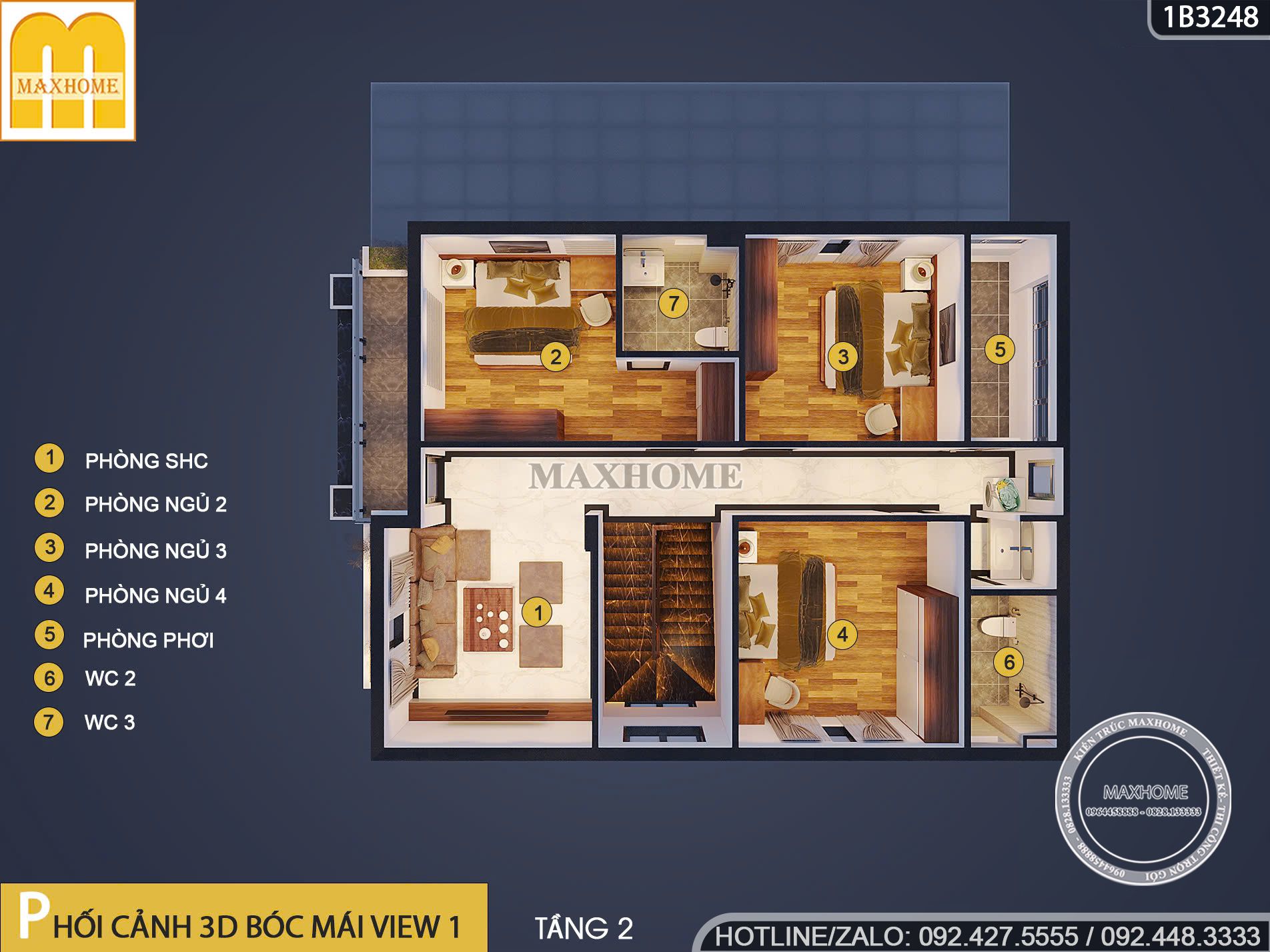 sieu pham nha 2 tang hien dai voi khong gian song cuc ki tinh te 14