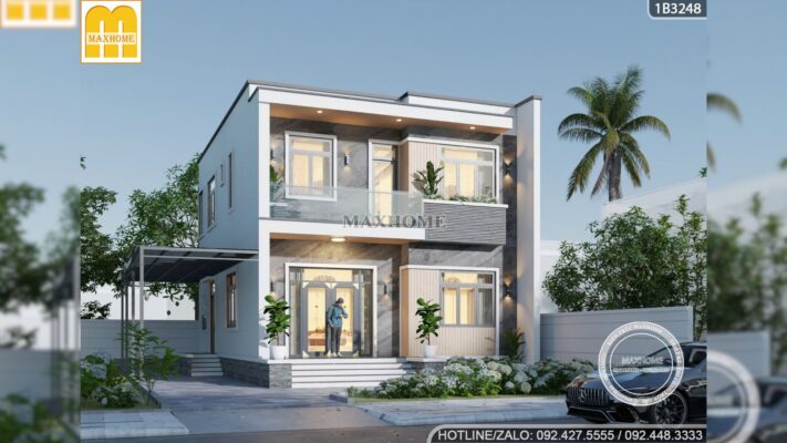 sieu pham nha 2 tang hien dai voi khong gian song cuc ki tinh te 2