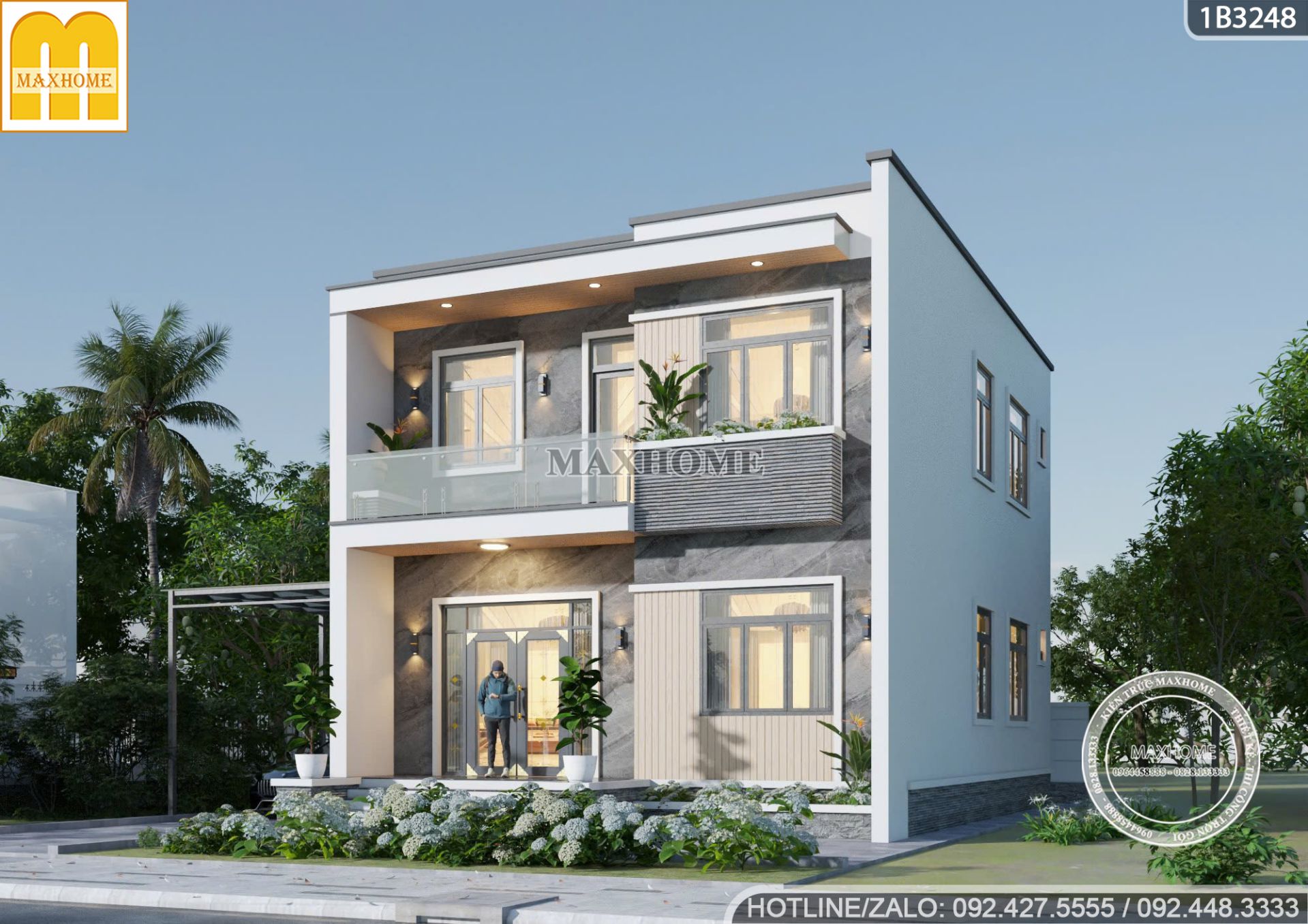 sieu pham nha 2 tang hien dai voi khong gian song cuc ki tinh te 9