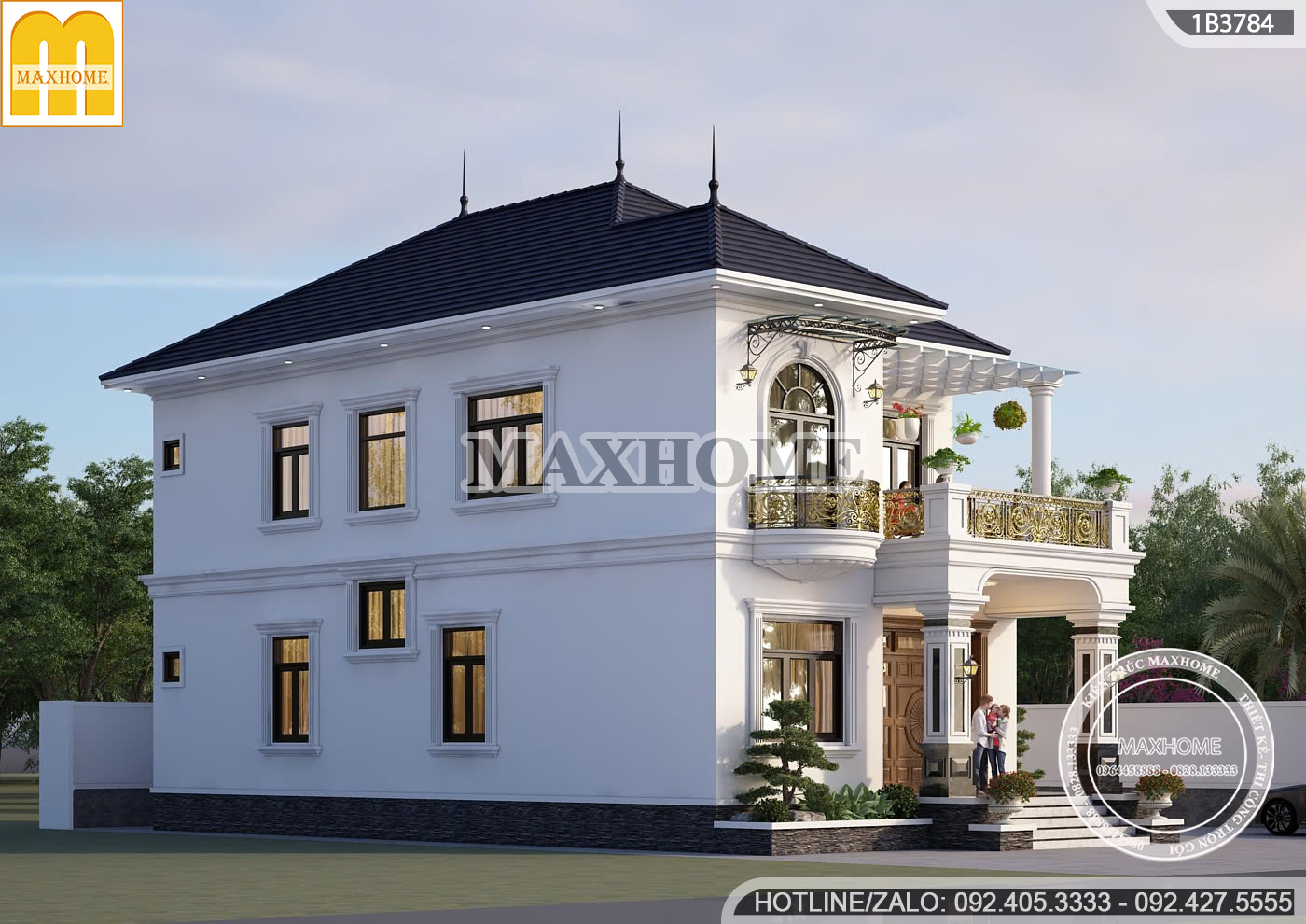 sieu pham nha 2 tang mai nhat tan co dien dep kieu sa cuon hut mh05802 5